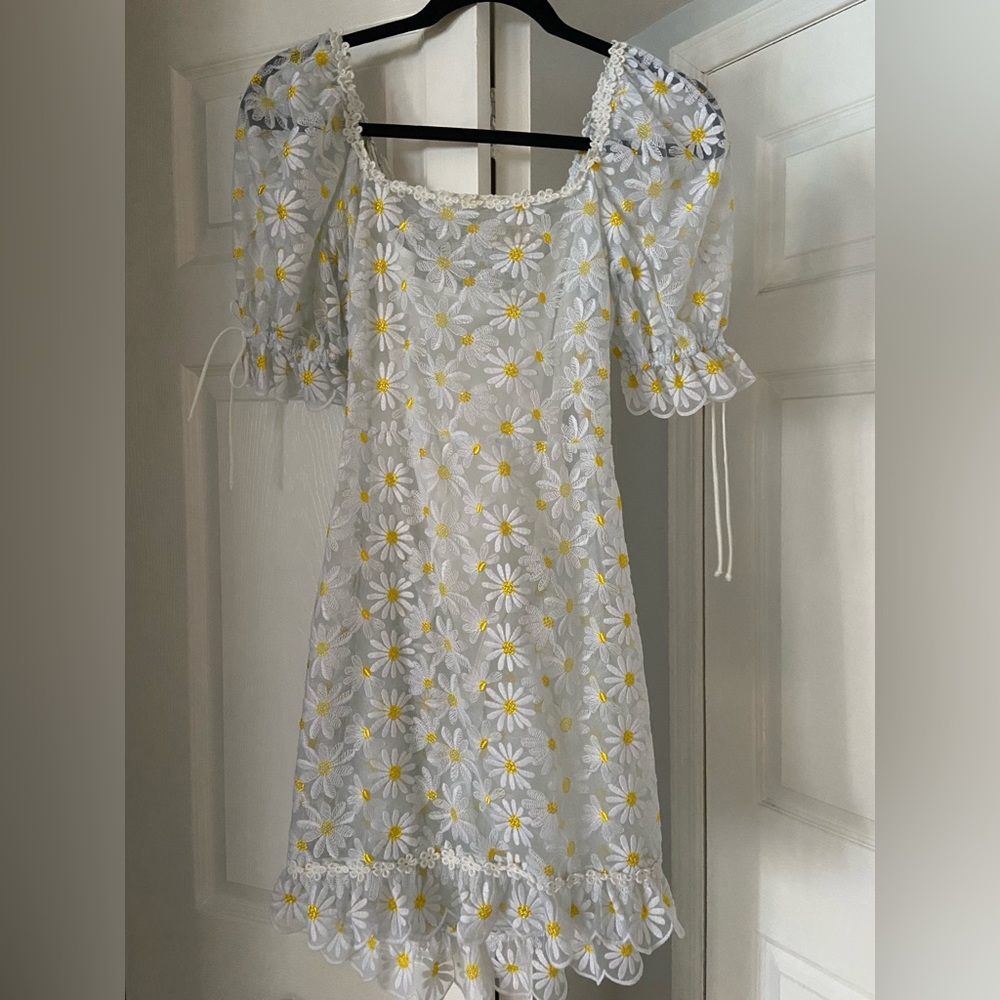 For love and lemons daisy print dress size small